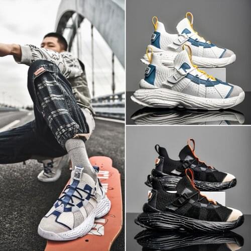 High-quality Mens Sneakers Summer Casual Shoes Fashion Ins Trend Sneakers Male Breathable Footwear for Teenager Free Shipping