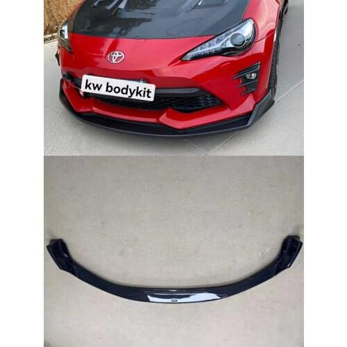 High Quality Carbon Fiber Front Bumper Lip Spoiler Splitters Body Kit Car Styling For Toyota GT86 86 FT86 & Subaru BRZ 2017-2020