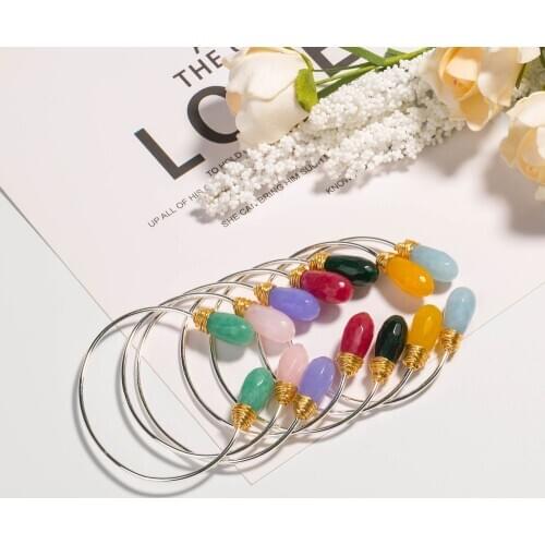 2019 New Adjustable Opening Bracelet Various Colors Large Bracelets Bangles for Women