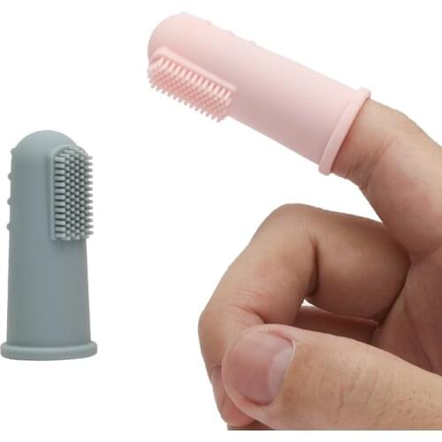New Color Baby Finger Toothbrush Soft Silicone Baby Oral Health Care BPA Free Teeth Clean Brush Food Grade Silicone