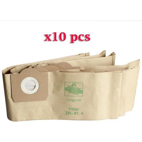 10pcs/lot Dust Collection Paper Bag for Karcher A2204 A2656 WD3300/3200 SE4001 for ROWENTA ZR81 ZR814 Vacuum Cleaner Accessories