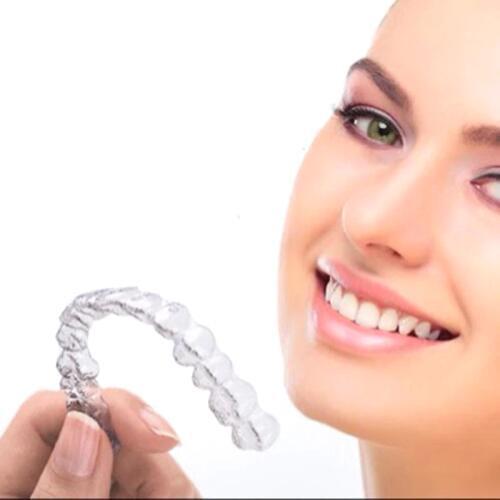 2 Pcs Teeth Whitening Trays Thermoforming Mouthguard Bleaching Tooth Whitener Mouth Guard Dental Brace Oral Hygiene Care Tool