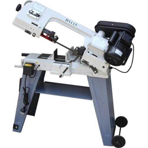 220vMetal Band Saw Cutting Multi-function Sawing Machine Woodworking Vertical Sawing Machine Cutting Machine Cutting Angle BS115