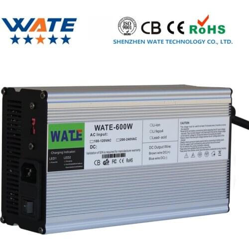 36.5V 15A Charger 32V 10S automatic battery charger for golf cart and electric car LiFePO4 battery