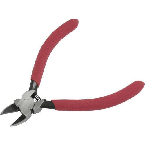 4.5" Side Cutter Diagonal Wire Cutting Pliers Nippers Repair Tool Red