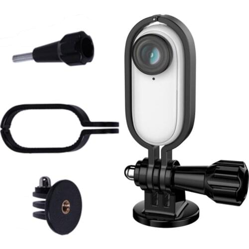 Aluminum Alloy 1/4 Adapter Adjustable Angle Bracket Protective Frame Mount Bracket For Insta360 GO 2 Camera Accessories