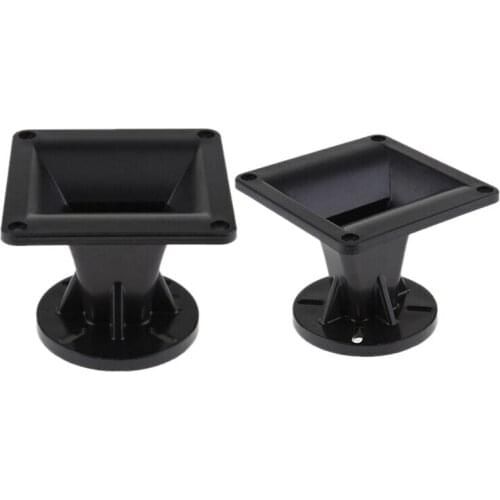 120X120MM Car Tweeter Horn Speaker Flat Mouth Tweeter Horn Speaker Base Stage Speaker Tweeter Connection Seat