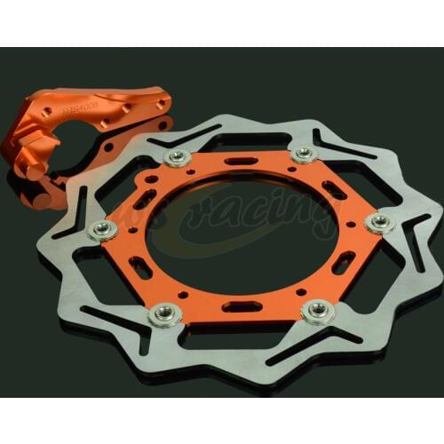 CNC 270MM Motorcycle Front Floating Brake Disc & Bracket For KTM XC200 XCW200 XC250 XCF250 XCW400 EXC XCF XCW 450 530 505