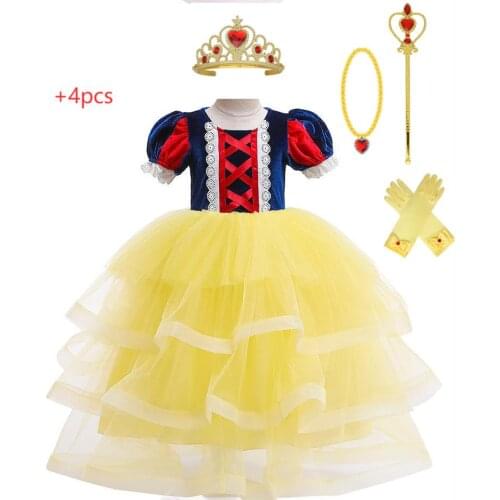 Children Girl Birthday Dress Stage Performance Princess Dress Kids Baby Gifts Intant Party Clothes Fancy Teenager Clothing