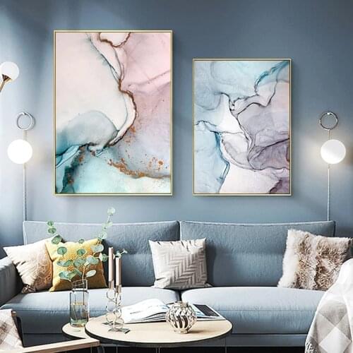 Geometric Agate Marble Nordic Abstract Canvas Painting Modern Posters And Prints Wall Art Pictures For Living Room Home Decor