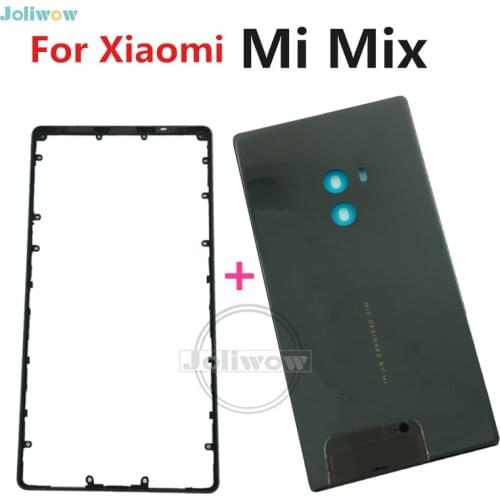 6.4" For Xiaomi Mi MiX mix pro 18k Version Ceramic Battery Cover + Ceramic Front Middle Frame Housing Case for xiaomi mix