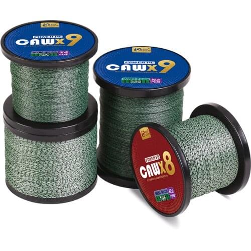 LEDIAO 150M 300M Speckled PE Braided Wire Boat Camouflage Multifilament Fishing Braid Line 8 Strands 500-1000M 22-78LB de pesca
