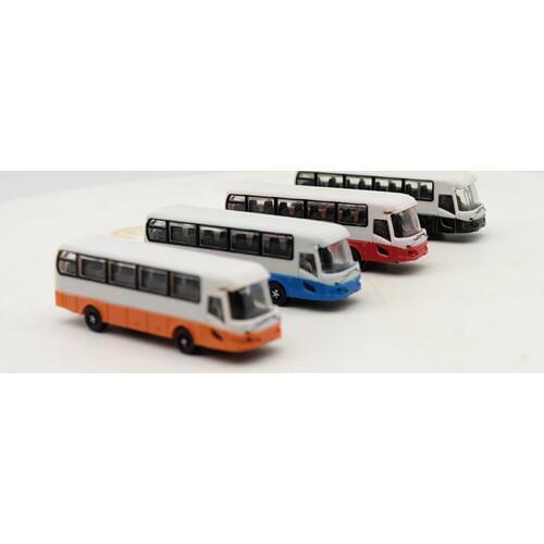 Model Bus Color Random 3pcs1 / 150 Distribution Model Car Toy Sand Table Landscape Production Building Train Diorama