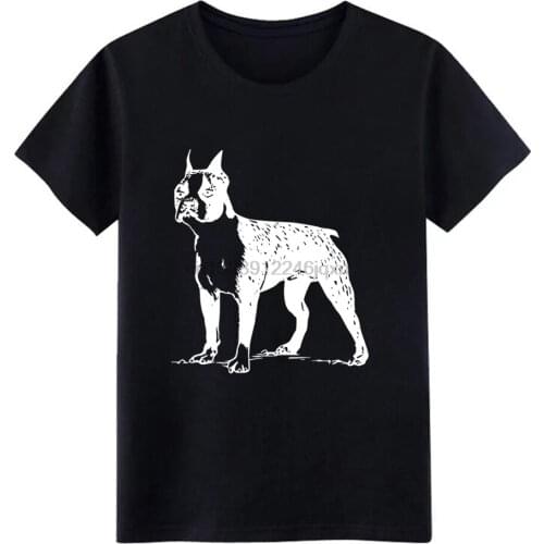 Mens Boston terrier t shirt Customize Short Sleeve Round Collar solid color Fit Comfortable Spring Unique shirt