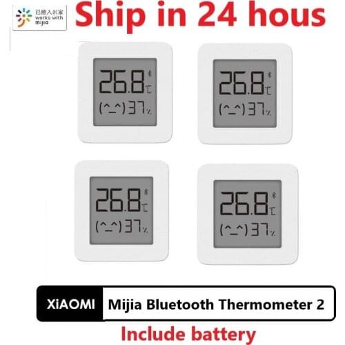 [Newest Version] XIAOMI Mijia Bluetooth Thermometer 2 Wireless Smart Electric Digital Hygrometer Thermometer Work with Mijia APP