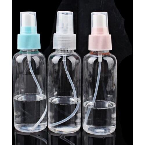 1Pcs Transparent Empty Spray Bottles 30ml/50ml/100ml Plastic Mini Refillable Container Empty Cosmetic Containers Eco-friendly