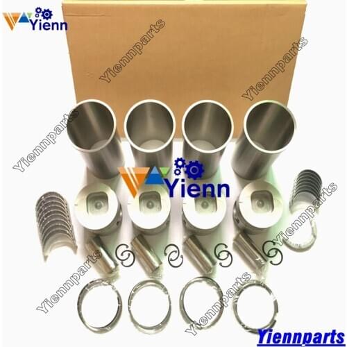 For Isuzu 4BE1 Overhaul Rebuild Kit Piston Ring Liner NKR NPR Truck Hitachi Sumitomo Generator Loader Excavator Engine Repair