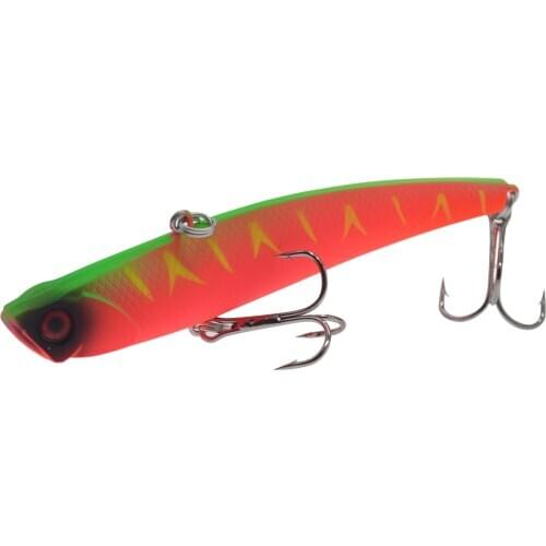 SEAYOU 95mm 26g Long Casting Sinking VIB Lure Sea Fishing Bait with 3D Simulated Eyes Artificial Swimbait WLV05