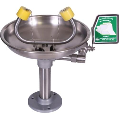 Istec Table type Eye Wash Stainless Steel Emergency Wash