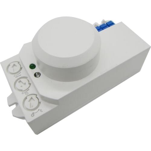 220V Smart Microwave Radar Sensor Sensitive Time and Distance Adjustable Sensor Switch