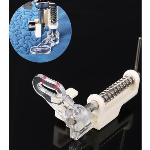 1Pcs Plastic Home Sewing Machine Accessories Creative Useful Quilting Complement Embroidery Sewing Machine Foot New Arrival