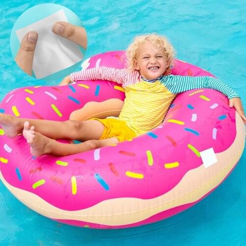 20pcs Self-adhesive Swimming Pool Patch Plastic Repair Patch Kit Swimming Pool Inflatable Bed Repair Kit Outdoor Hot Tubs Tools