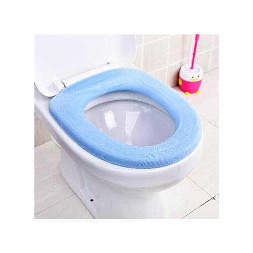5PCS Mix Color Soft Warm Overcoat Toilet Case Universal Washable Toilet Seat Cover Home Decor Toilet Mat Set