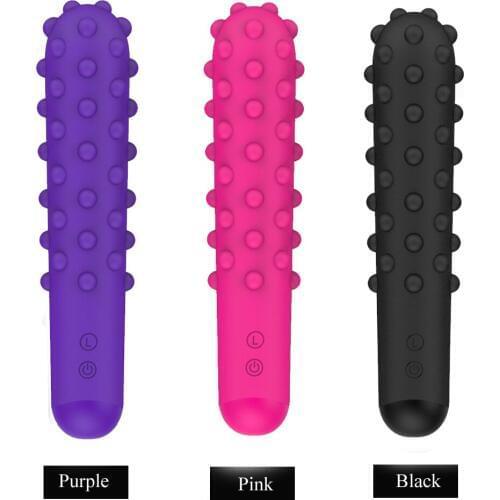 7 Speed Magic Wand Vibrators Sex Toys For Women Clitoris Stimulator Anal Massage Bumps Female Silicone Dildo Sex Shop