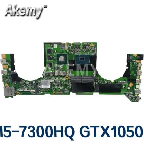Akemy DABKNMB28A0 Laptop motherboard For Asus ROG Strix GL703VD GL703V original mainboard I5-7300HQ GTX1050