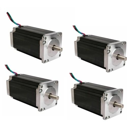 Free Ship to US/EU 3PC Nema 23 Stepper Motor 23HS9442 435 oz.in 4.2A 4 leads 2 phase Longs CNC Kit Mill