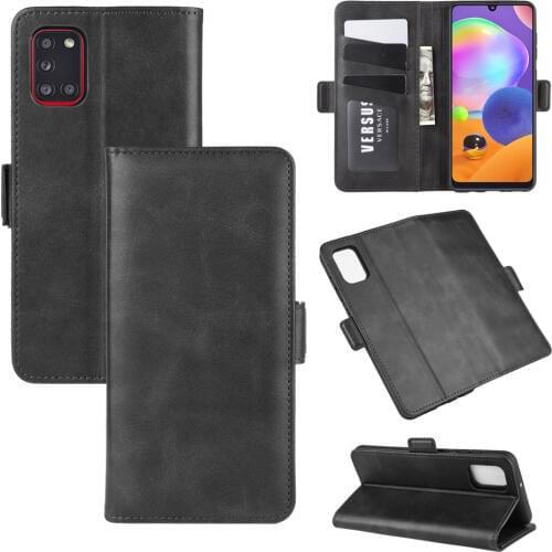 Case For Samsung A31 Leather Wallet Flip Cover Vintage Magnet Phone Case For Galaxy A31 Coque