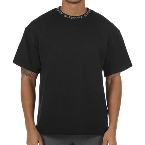 Gym Fitness Men T Shirt Bodybuilding Sport Tshirt Cotton Basketball Jersey Workout Sportswear Training Clothing Running Shirt