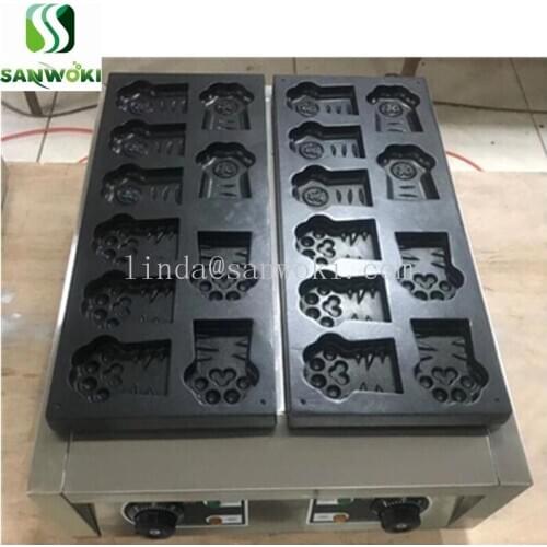 Electric dog paw pie baking machine cat Paw Shaped waffle machine Cartoon Waffle making Mak anime burning Machine waffle baker