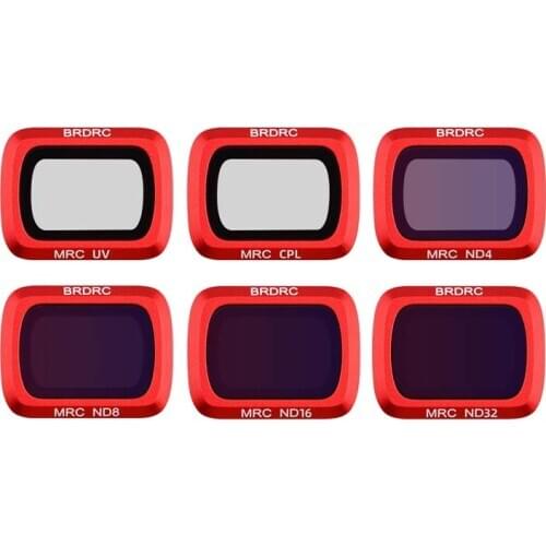 Professional Coated Drone Camera Lens Filter for DJI Mavic Air 2 UV CPL ND 8 16 32 Neutral Density Polarizing Lens Accessory