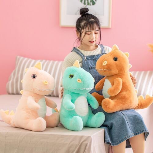 Hot Nice Dinosaur Plush Toy Soft Stuffed Cartoon Animal Dragon Doll Lovely Home Decor Baby Soothing Pillow Children Kids Gift