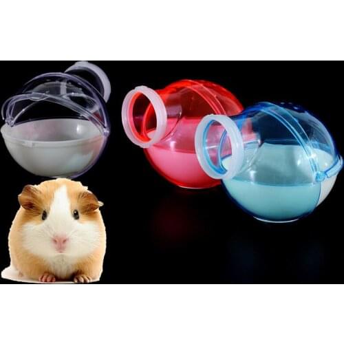 Hamster Guinea pig Mouse Rat Plastic Ball Shape Bathroom Small Animals Toilet Bathtub Activity Room Bath Tub Hamster Supplies