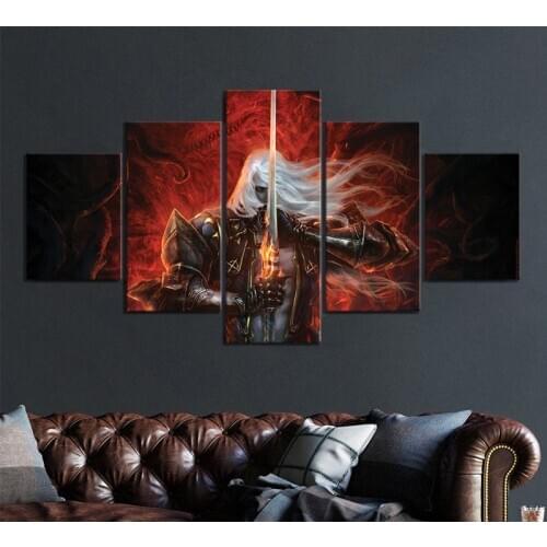 Castlevania Mirror of Fate Game Poster Artwork Canvas Wall Art Painting for Living Room Wall Decor
