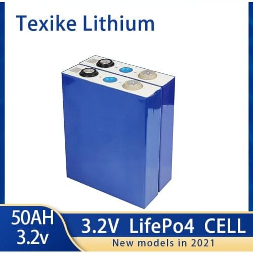 2021 GRADE A 4PCS 3.2V50Ah Lifepo4 Battery Cell Lithium Not 100ah 105ah For RV SOLAR To Europe TAX Free