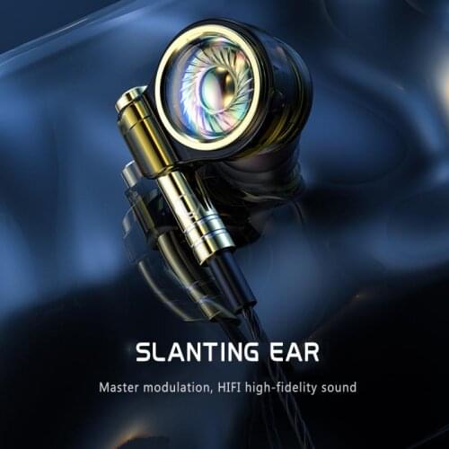 A1 Metal Motion 3.5mm In-ear Wired Earphone Heavy Bass HIFi Stereo Sound Headset With Microphone Call Music Sports Headphones