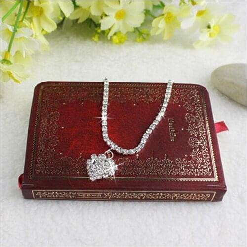 Cute cute fat mango DIAMANTE RHINESTONE ANKLET WITH HEART ANKLE CHAIN NOT BRACELET BRAND NEW