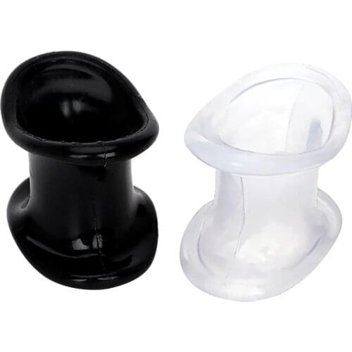 Soft Silicone Penis Ring Stretchable Stretcher Scrotum Bondage BDSM Penis Ring Male Ejaculation Delay Rings Toys For Men Dick 18