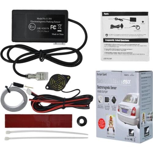 New electromagnetic car parking sensor buzzer with switch no need holes no drilled Electromagnetic Auto Car Parking Sensor U301