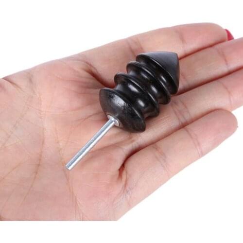 Burnisher Leather Slicker Tool Leather Side Polished Round Edge Convenient Tools Sandalwood Leather