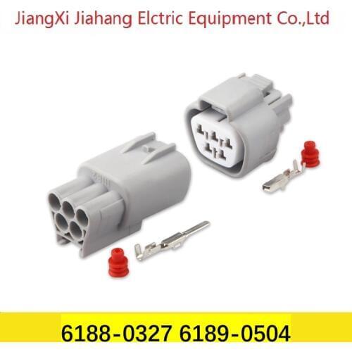 6188-0327 6189-0504 Free shipping 200sets DJ7052-2.2-11 5Pin AMP Car Electrical Wire Connectors for VW,BMW,Audi,Toyota