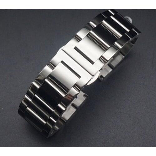 Watch Band Stainless Steel Band Watch Strap Metal Wristband 14mm 16mm 18mm 19mm 20mm 21mm 22mm 23mm 24mm 26mm 28MM Size Width