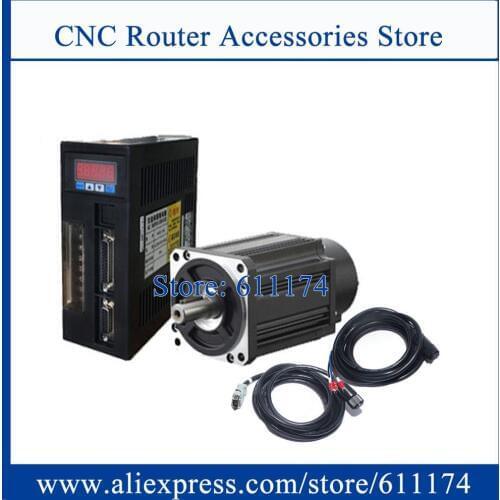 130ST-M15015 AC servo motor 2.3KW 15N.M 150kgf.cm 1500rpm AC Servo Motor and driver with 3m cable