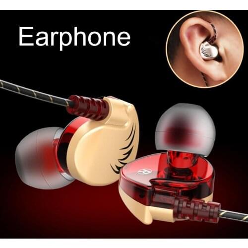 Bluelans Sports Headset Noise Reduction Earphones Fashion In-ear Portable Music Bass Earplug