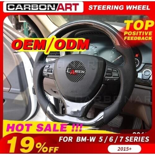 Carbon fiber Steering wheel for BMW 5 series 520i 523i 525i 530i 5 series 640i 650i 6 series 730i 740i 750i 760i 730Li 2010