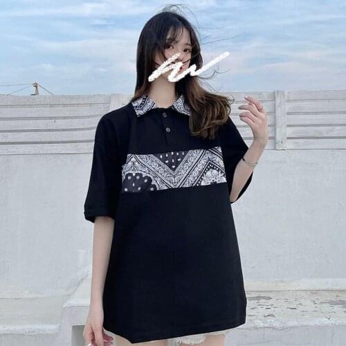 Womens T-shirts Tops Japanese Kawaii Ladies Ulzzang Loose Casual Retro Print Tshirt Female Korean Harajuku Clothes For Women