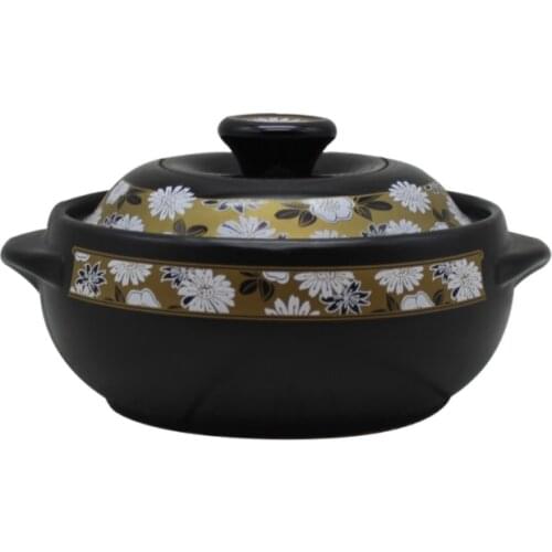 Korean style gold pot casserole open flame heat-resistant ceramic rice noodle potato stew pot from 2